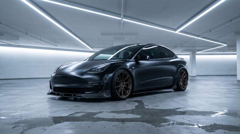 萝莉岛特斯拉改装视频